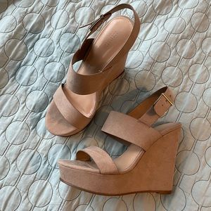 Suede Wedges